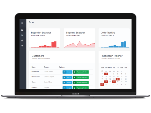 QMS Live Dashboard Screen